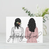 私と一緒に準備しよう！ローブのカード女子 招待状 (スタンド正面)