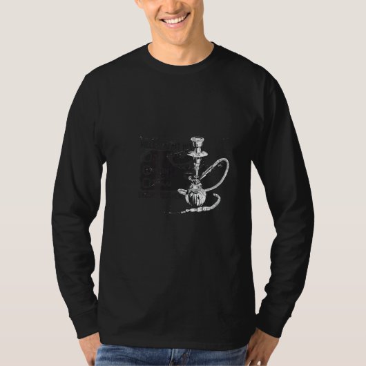 私と一緒に煙たいShishaバー Tシャツ (正面)