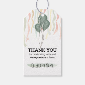 私と一緒に祝ありがとうメッセージカード ギフトタグ