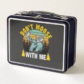 私と一緒に移動しない メタルランチボックス (正面)