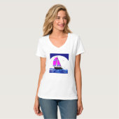 私と一緒に航海へ! Tシャツ (正面フル)