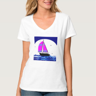 私と一緒に航海へ! Tシャツ