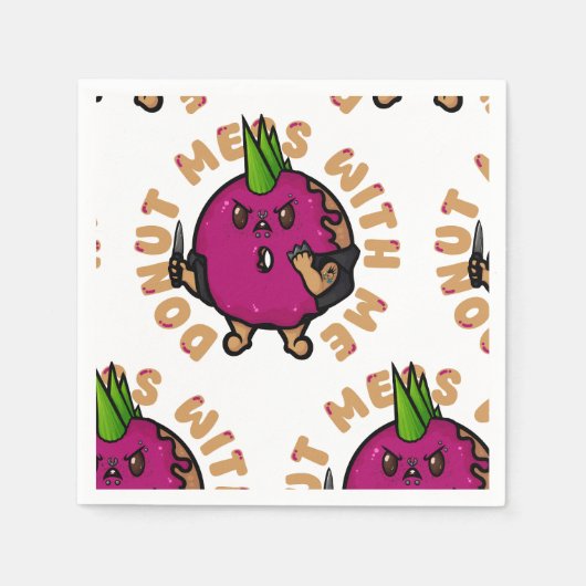 私と一緒に遊ぶ スタンダードカクテルナプキン (正面)