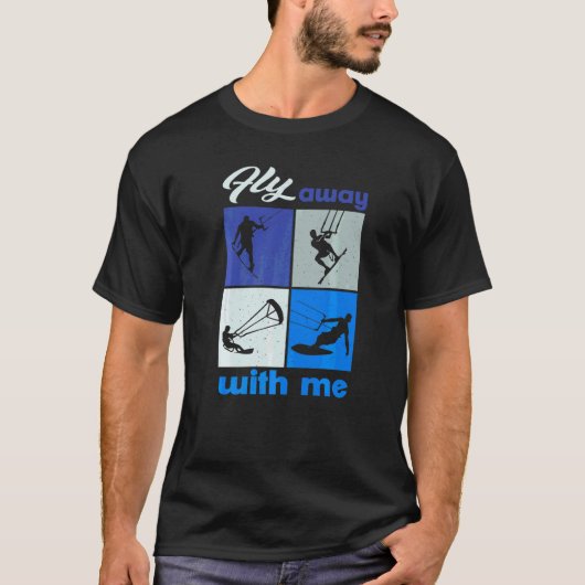 私と一緒に飛び去ろう ライフスタイル ヴィンテージ Tシャツ (正面)