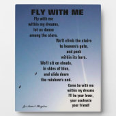 私と一緒に飛ぶ フォトプラーク (正面)