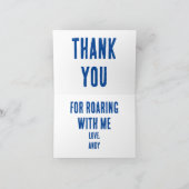 私と一緒に騒いでありがとう サンキューカード (内部)