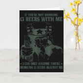 私と一緒に13杯のビールを飲まないなら、私はただ カード (黄色い花)
