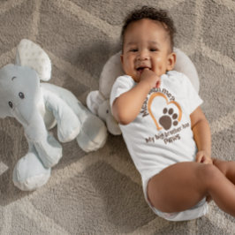 私と一緒に？私の兄の足を持っているベビーBodysui ベビーボディスーツ