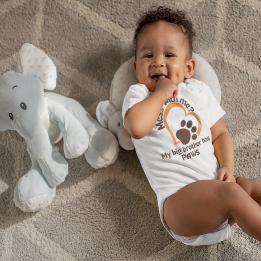 私と一緒に？私の兄の足を持っているベビーBodysui ベビーボディスーツ