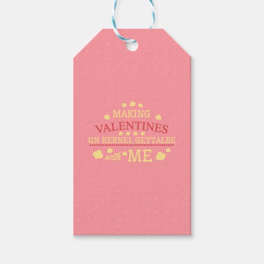 私と一緒にValentinesを取得するカーネルを解除 ギフトタグ (正面)