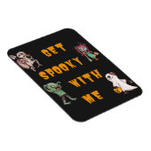 私と不気味ハロウィーンを取る マグネット (右側)