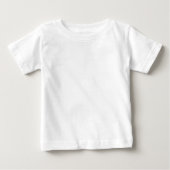 私と会えてよかった: オーダーメイドのペンギンサイン ベビーTシャツ (正面)