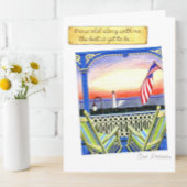 私と共に古い記念日カードを育てて下さい カード