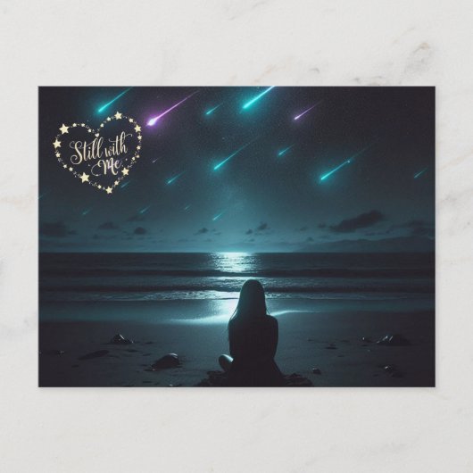 私と共に - 悲嘆のサポートポストカード ポストカード (正面)