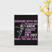 私と口論しても無駄だった 私は間違っていた カード (黄色い花)