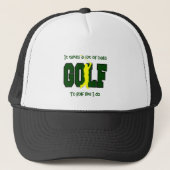 私と同じようにゴルフにはたくさんのボールが必要だ キャップ (正面)