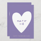 私と君は愛のバレンタインのカードに等しい シーズンカード (正面/裏面)