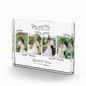 私と君は永遠にエレガント葉結婚葉 フォトブロック (右)