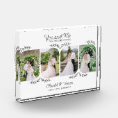 私と君は永遠にエレガント葉結婚葉 フォトブロック (左)