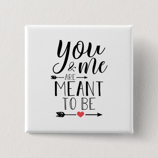 私と夫婦の贈り物は 缶バッジ (正面)