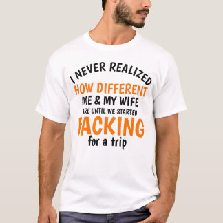 私と妻の違いに気づかなかった Tシャツ