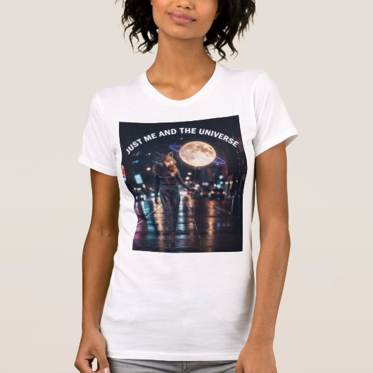 私と宇宙 Tシャツ (正面)