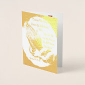 「私と家のホイルのカードは 箔カード (正面)