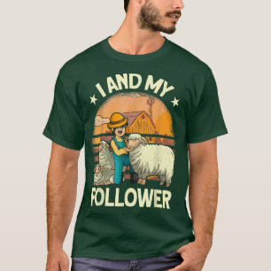 私と従者の農家羊農業Tシャツ Tシャツ
