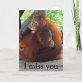 私と恋しく思お前のハグのカード カード (正面)