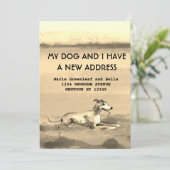 私と愛犬は引っ越しました 案内状 (スタンド正面)