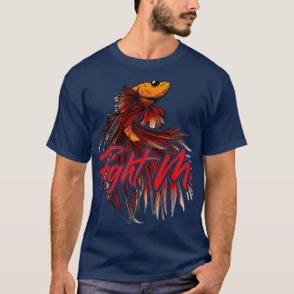 私と戦う水族館所有者Betta戦闘魚 Tシャツ