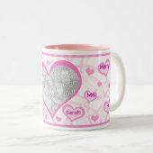 私と提案のカスタムな写真及び文字のマグ結婚して下さい ツートーンマグカップ (正面右)