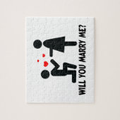 私と曲げました膝の人及び女性を結婚します ジグソーパズル (縦)