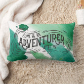 私と来一緒に冒険家になる ランバークッション (ブランケット)