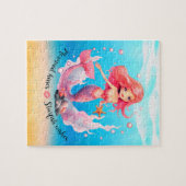 私と来一緒に泳いで ジグソーパズル (横)