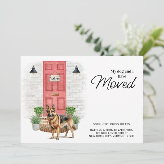 私と犬はドイツの羊飼いを引っ越した 案内状 (スタンド正面)