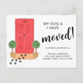 私と犬は引っ越してきた 案内ポストカード (正面)
