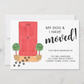 私と犬は引っ越してきた 案内状 (正面)