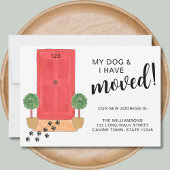 私と犬は引っ越してきた 案内状