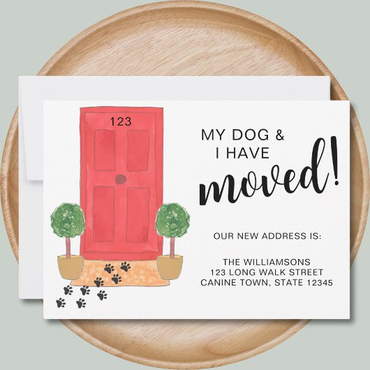 私と犬は引っ越してきた 案内状