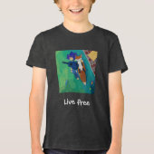 私と狐 トライブレンドＴシャツ (正面)