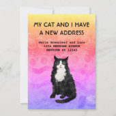 私と猫が感動した 案内状 (正面)