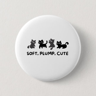 私と猫がTシャツの猫好き 缶バッジ