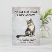 私と猫の引っ越しのお知らせです 案内状 (スタンド正面)