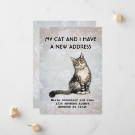私と猫の引っ越しのお知らせです 案内状