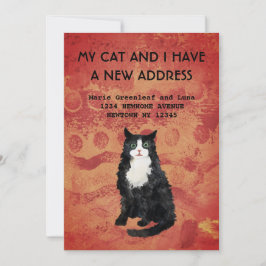 私と猫の引っ越しのお知らせです 案内状