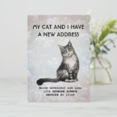 私と猫の引っ越しのお知らせ 案内状 (スタンド正面)