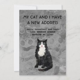 私と猫の引っ越しのお知らせ 案内状