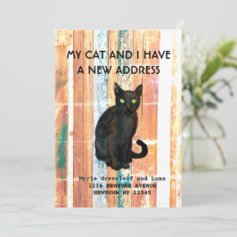 私と猫の引っ越しのお知らせ 案内状