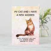 私と猫の引っ越しのお知らせ 案内状 (スタンド正面)